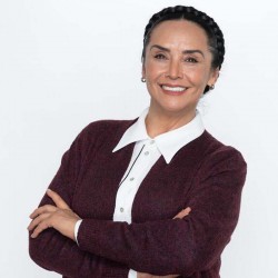Joaquina Castro, interpretada por Mayra Rojas en la Telenovela Minas de pasión 2023.
