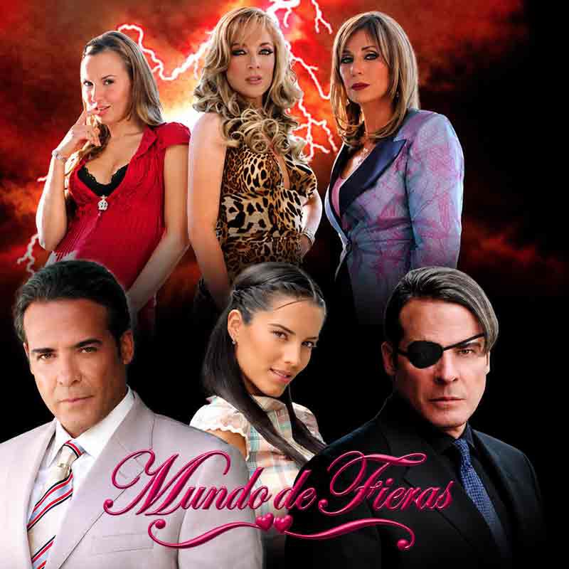 Comprar la telenovela mexicana Mundo de fieras completa en DVD y USB - Gaby Espino y César Évora