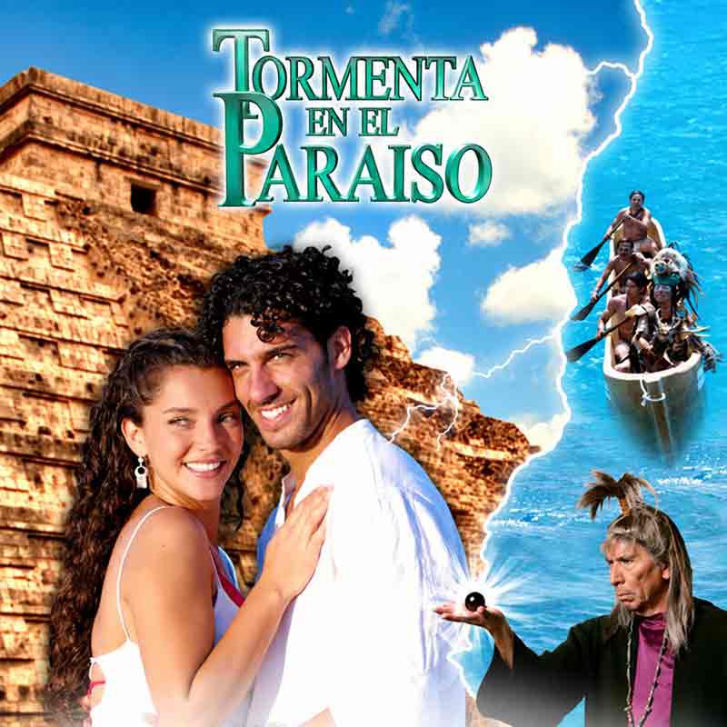 Comprar la telenovela mexicana Tormenta en el paraíso completa en DVD y USB - Sara Maldonado y Erick Elías