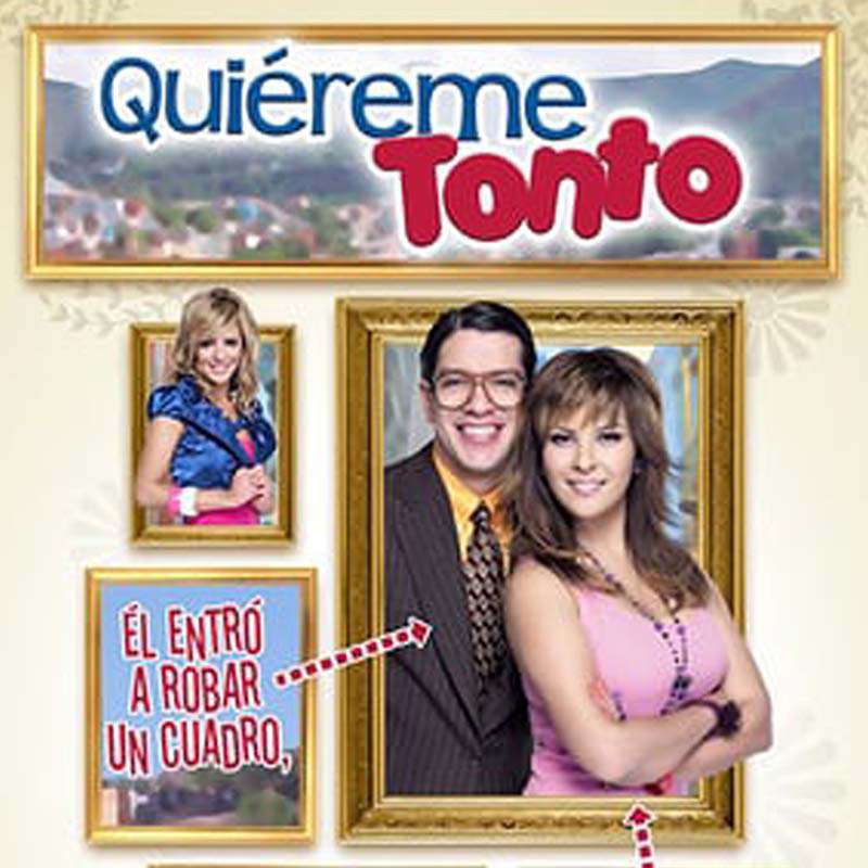 Comprar la Telenovela: Quiéreme tonto completo en DVD.